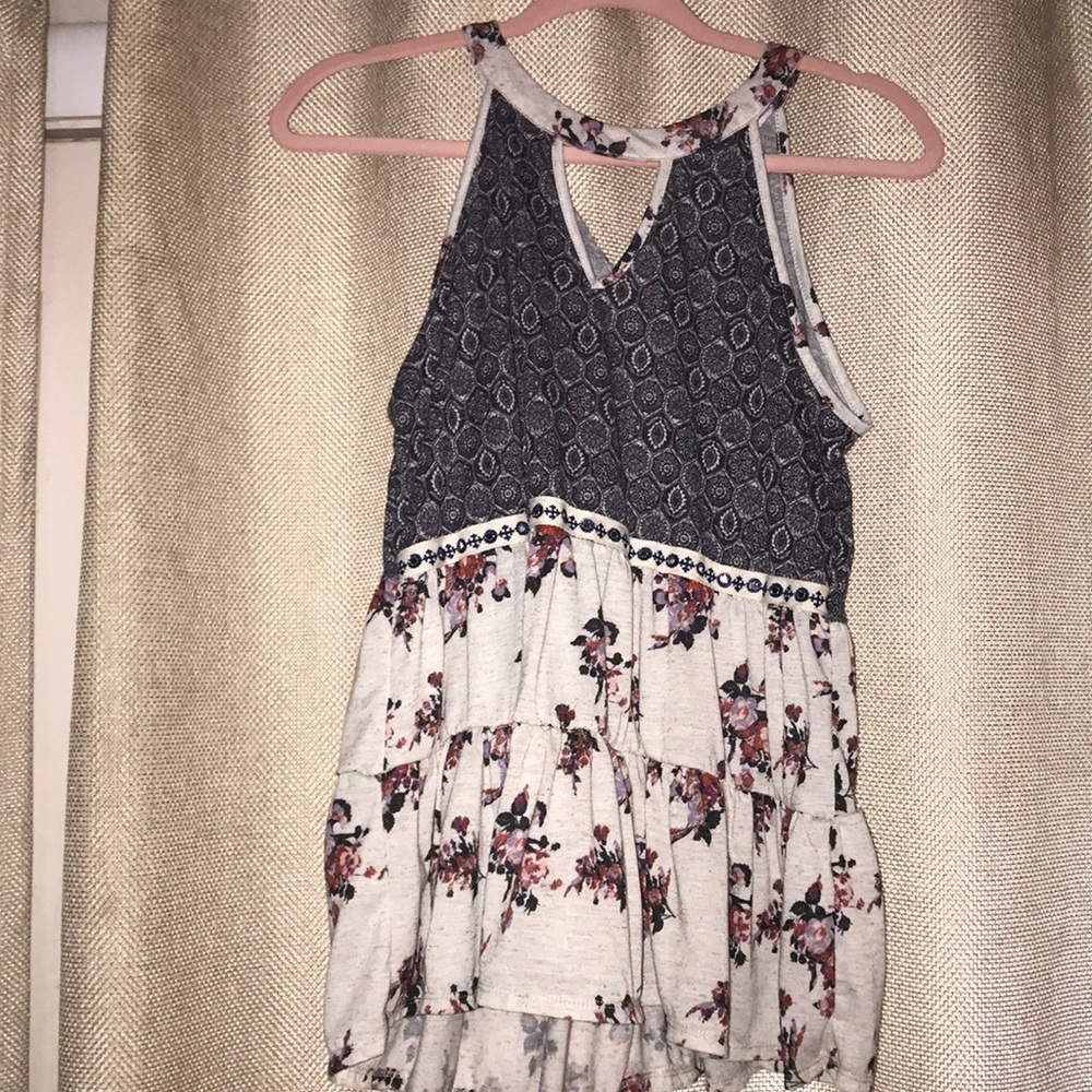 Sleeveless Boho top